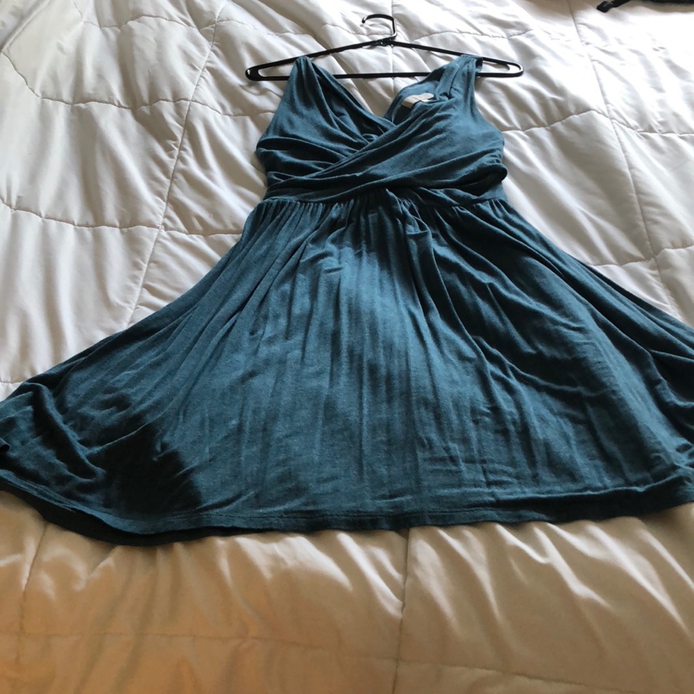 Loft V Neck cross front summer dress